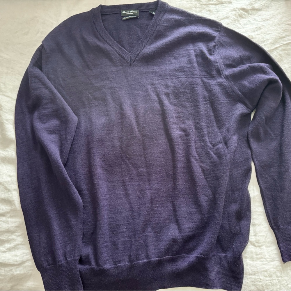 Linea Rosso Men’s Signature Wool Blend Sweater – Made in Italy – Size M